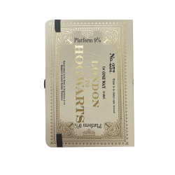 Carnet de Notes Harry Potter Ticket Londres Poudlard