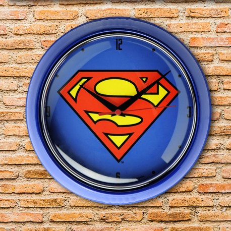 horloge-murale-superman-logo