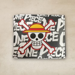 Portefeuille à l'Anglaise Manga One Piece Tête de Mort