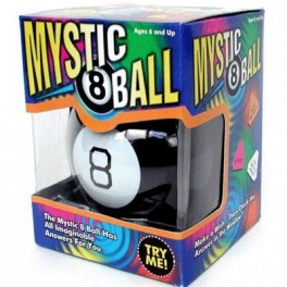 Toutes vos questions auront maintenant des réponses avec la Magic 8 Ball, façon boule de cristal ! Avec son look de boule de billard numéro 8, ce cadeau insolite vous aidera à orienter vos futures décisions... Un jeu terriblement décalé !