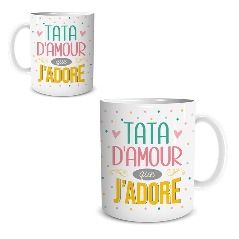 Cadeau tata pour noël  Idée cadeau mug noël chouette tata