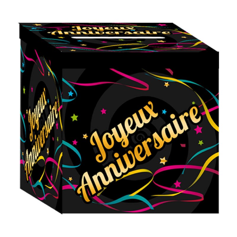 Urne anniversaire cartonnée pour faire un pot commun sur Logeekdesign