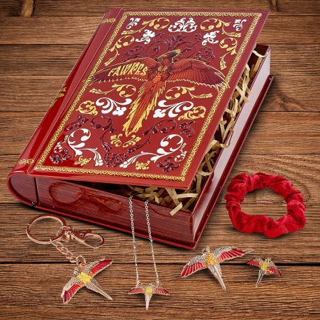 Livre Cadeaux Harry Potter Bijoux Fumseck le Phénix - 5 Pièces