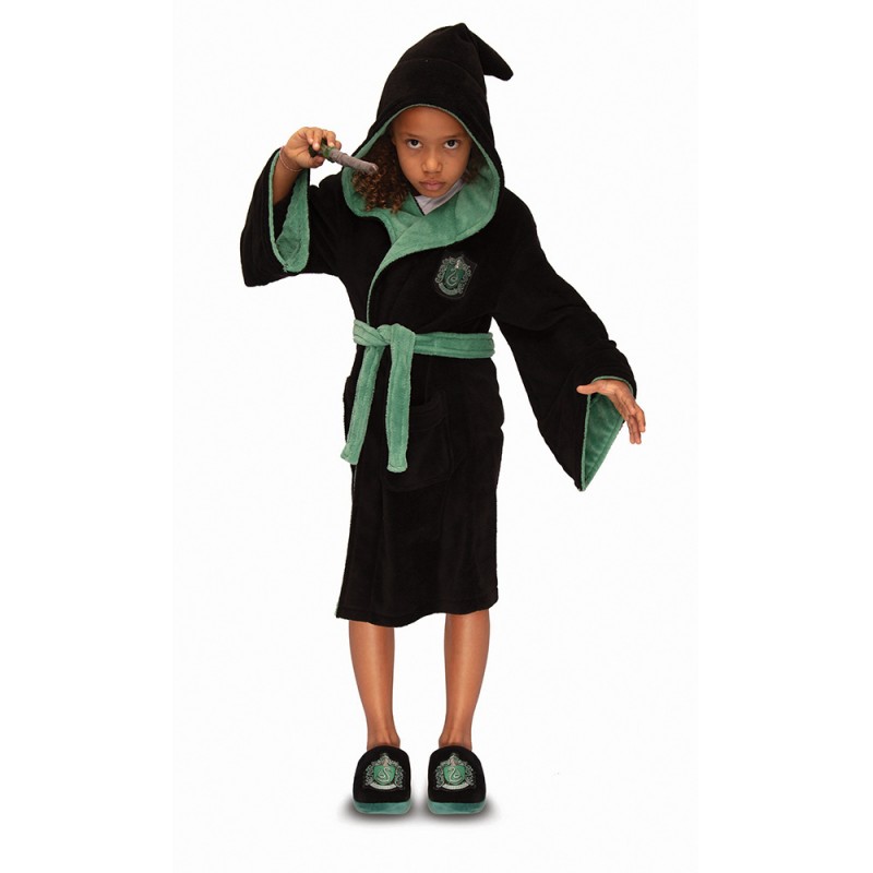 Peignoir Enfant / Ado Harry Potter Serpentard sur Logeekdesign