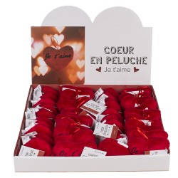 Coussin Mini Coeur Rouge Je T'Aime