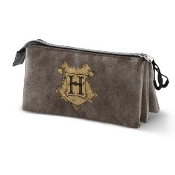 Trousse Triple Harry Potter Poudlard Damier