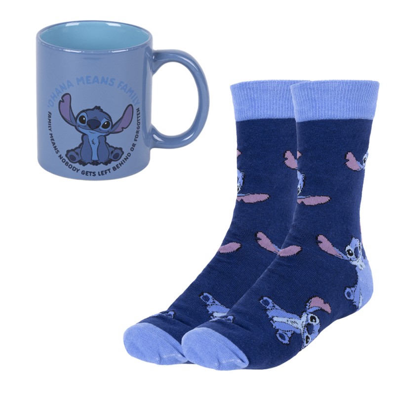 Disney Coffret Cadeau Tasse Stitch et Chaussettes