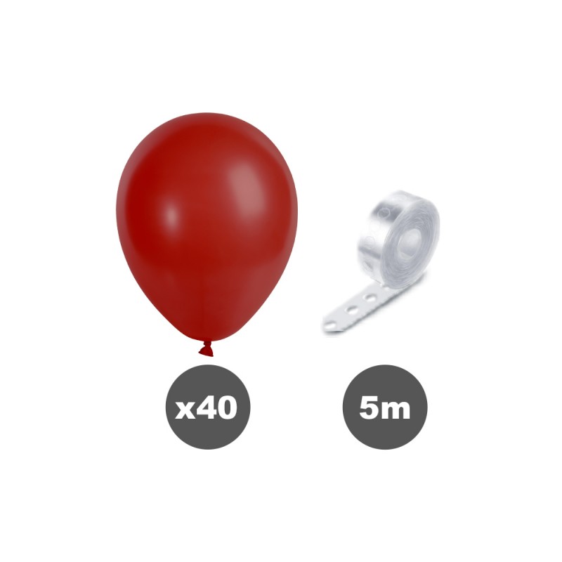 Kit Arche 35 Ballons - La Loveuse - Rouge, Or, Blanc et 4 Guirlandes de  Cœurs Or - Jour de Fête - Décoration de Saint-Valentin - Saint-Valentin