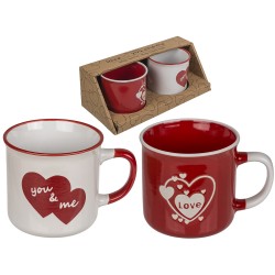 Duo de 2 Tasses Love - You & Me