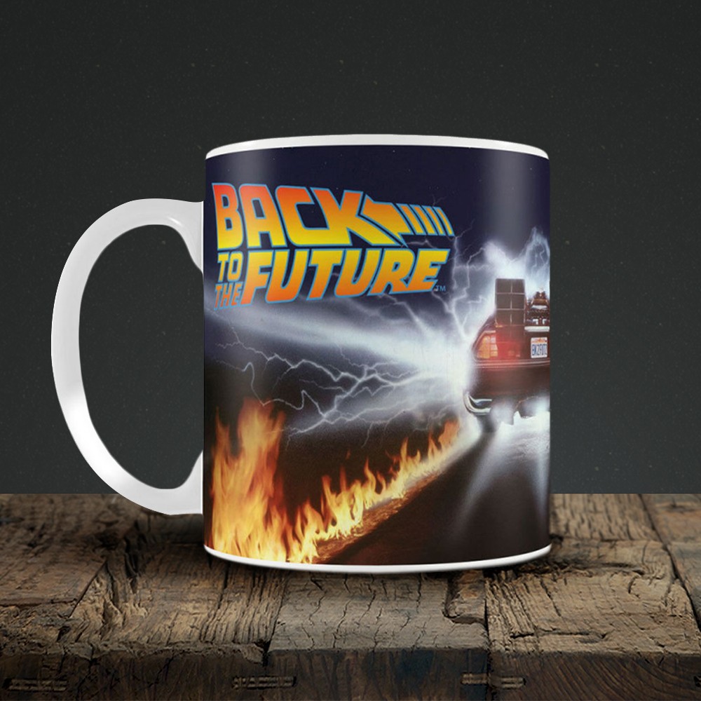 Mug Retour vers le Futur DeLorean ultra geeksur Logeekdesign