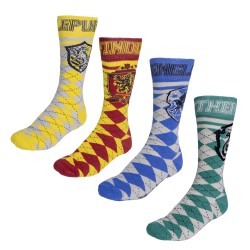 Pack de 4 Chaussettes Harry Potter Maisons Poudlard