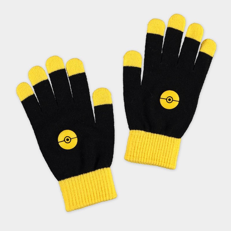 Set Pikachu Pokemon - Gants et Bonnet à Pompon sur Logeekdesign