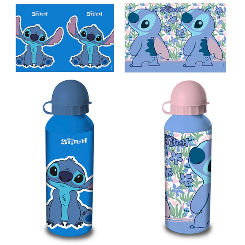 Stitch Disney Grande bouteille/gourde en plastique avec graduation de 2,3 l