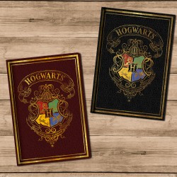 Carnet de Notes Harry Potter Blason Poudlard Coloré