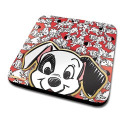 Pack Les 101 Dalmatiens Disney - Tasse, Sous-Verre et Porte-Clés