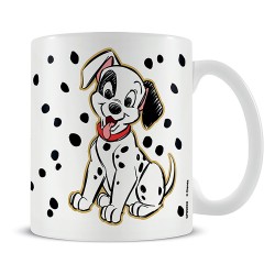 Pack Les 101 Dalmatiens Disney - Tasse, Sous-Verre et Porte-Clés