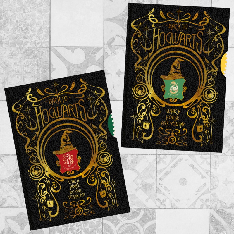 Carnet Harry Potter Roulette Maison Poudlard sur Logeekdesign