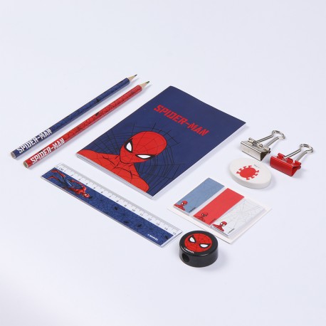 Set-papeterie-spiderman-marvel