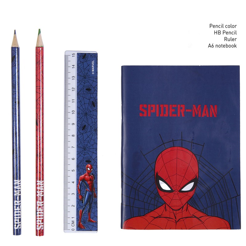 Set Papeterie Super-Héros Spiderman Marvel sur Logeekdesign