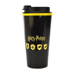 Mug de Voyage Harry Potter Poudlard Noir et Doré