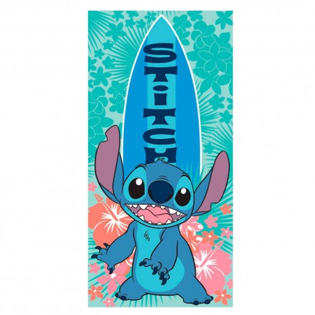T-SHIRT LILO & STITCH SURFEUR © DISNEY - Bleu ciel