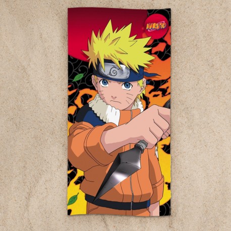 serviette-de-plage-naruto-uzumaki-poignard