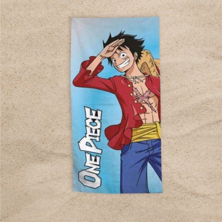 serviette-de-plage-one-piece-monkey-d-luffy