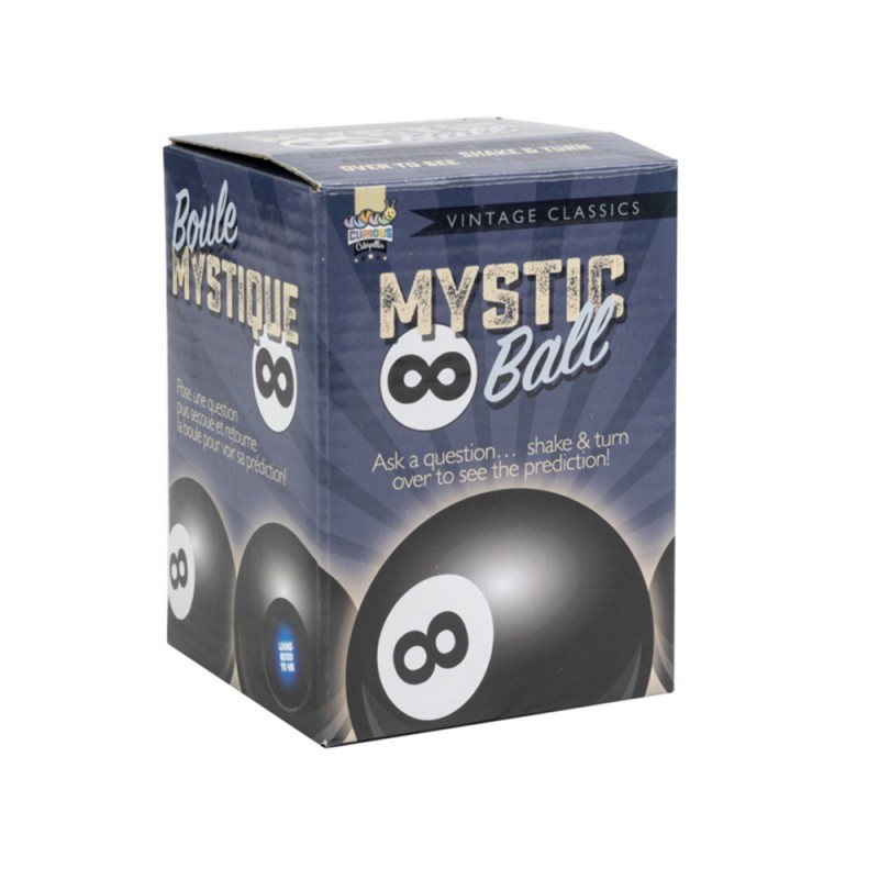 TGGH Mystic Mystic 8 Boule magique rétro pour prise de décision 10 ml, Noir