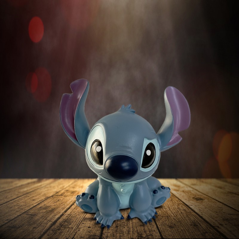 Superbe Tirelire Stitch Disney en Résine sur Logeekdesign