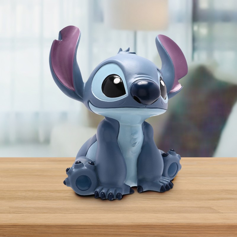 Superbe Tirelire Stitch Disney en Résine sur Logeekdesign