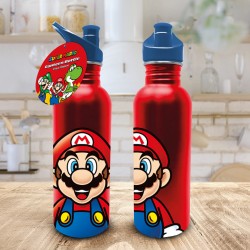 Bouteille Métallique Personnages Super Mario Nintendo