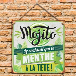 Cadeau Pastis : plaque métallique « La prière du Pastis » sur