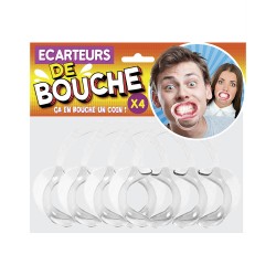 Pack de 4 écarteurs de Bouche Humoristiques