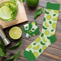 Chaussettes Humoristiques Plats et Boissons Mythiques