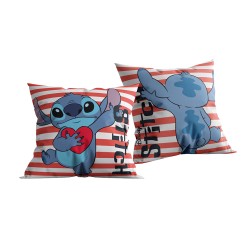 Coussin Stitch Disney Rayé Cœur