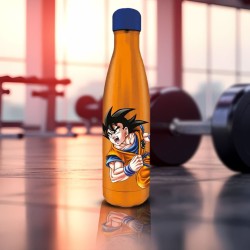 Bouteille Métallique Goku Dragon Ball Z Orange