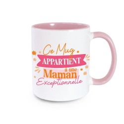 Mug Maman Exceptionnelle Rose