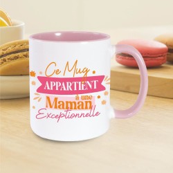 Mug Maman Exceptionnelle Rose
