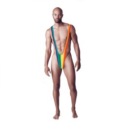 Mankini Arc-en-Ciel Multicolore Insolite