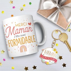 Coffret Mug et Porte-Clés Fantaisie
