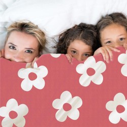 Plaid Fleuri Maman Parfaite