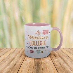 Mug Rose La Meilleure Collègue - Binôme de Pause-Café