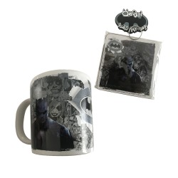 Pack Batman Graffitis - Tasse, Sous-Verre et Porte-Clés