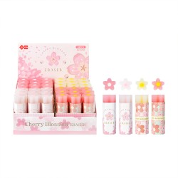 Gomme Stick Fleurs de Cerisier Kawaii