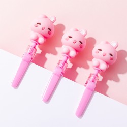 Stylo Gel Animaux Kawaii Rétractable Encre Bleue