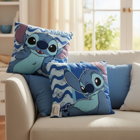 coussin-stitch-carre-disney-bleu