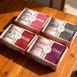 Coffret Cadeaux Paillettes Fantaisie - Tasse & Chaussettes