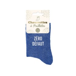 Chaussettes Paillettes Colorées Mot Fantaisie