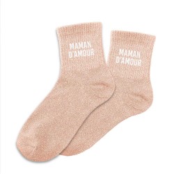 Chaussettes Paillettes Famille Fantaisie