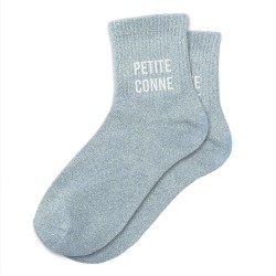 Chaussettes Paillettes Colorées Mot Fantaisie